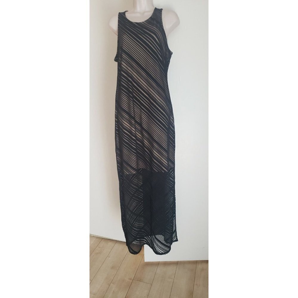 NEW KELLY RENEE SLEEVELESS LONG BLACK DRESS LARGE